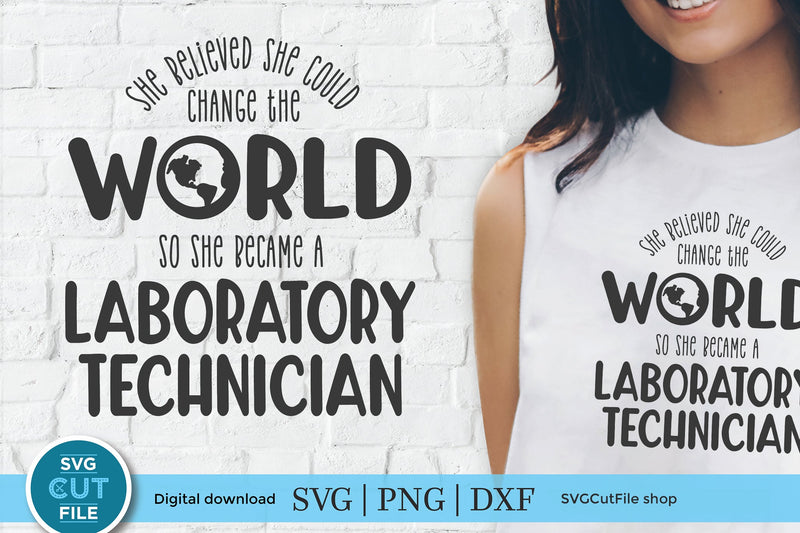 Lab Tech svg - laboratory tech svg SVG SVG Cut File 