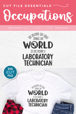 Lab Tech svg - laboratory tech svg SVG SVG Cut File 