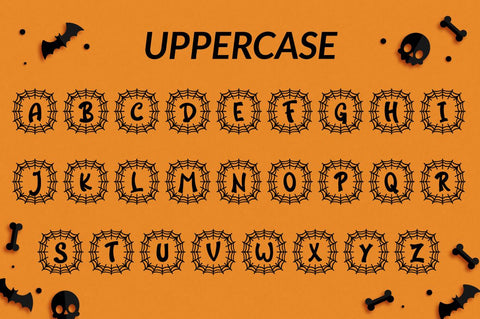 Laba - Halloween Monogram Font Attype studio 