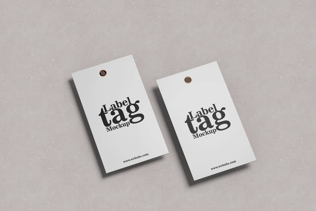 Label Tag Mockup Mock Up Photo Mrletters 
