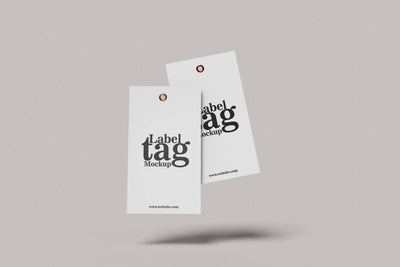 label Tag Mockup Mock Up Photo Mrletters 