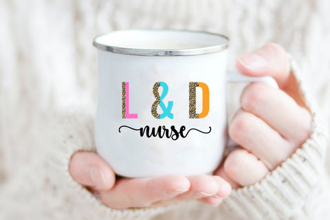 Labor and Delivery Nurse Sublimation I L & D Nurse Sublimation Design Sublimation Happy Printables Club 