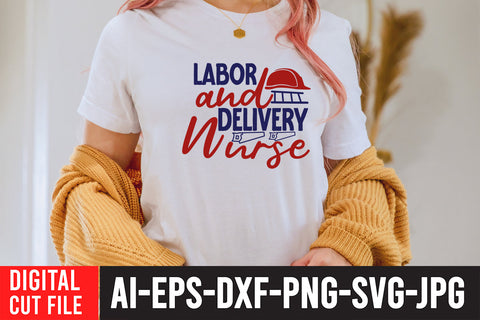 Labor And Delivery Nurse SVG Cut File SVG BlackCatsMedia 
