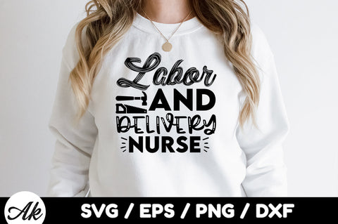 Labor and delivery nurse svg SVG akazaddesign 