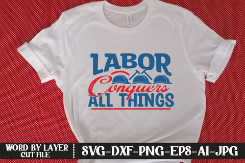 Labor Conquers All Things SVG DESIGN SVG MStudio 