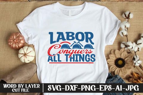 Labor Conquers All Things SVG DESIGN SVG MStudio 