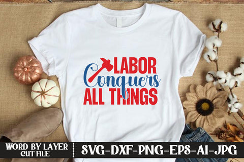 Labor Conquers All Things SVG DESIGN SVG MStudio 