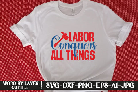 Labor Conquers All Things SVG DESIGN SVG MStudio 