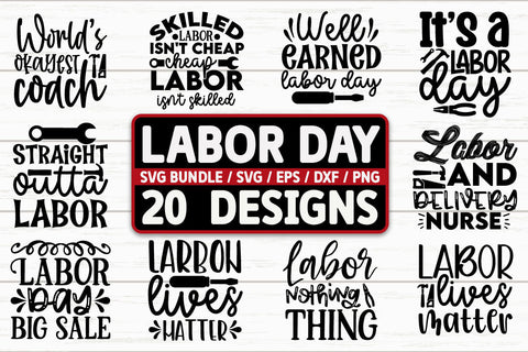 Labor Day SVG Bundle Cut File SVG akazaddesign 