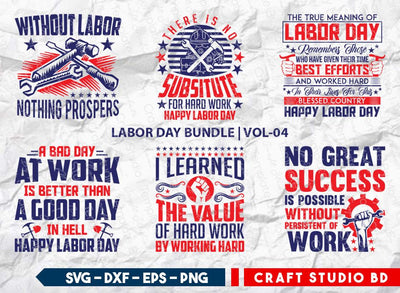 Labor Day SVG Bundle, Memorial Day Svg, Happy Labor Day Svg, American Holiday Svg, Workers Day Svg, Patriotic Svg, USA Saying Svg | Labor Day Bundle Vol-4 SVG ETC Craft 
