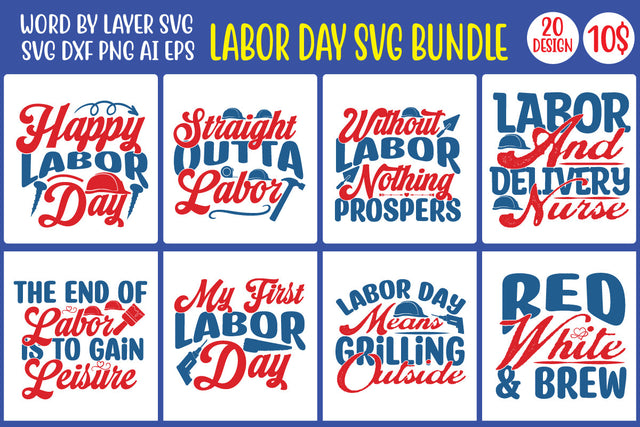 Labor Day SVG Bundle SVG MStudio 
