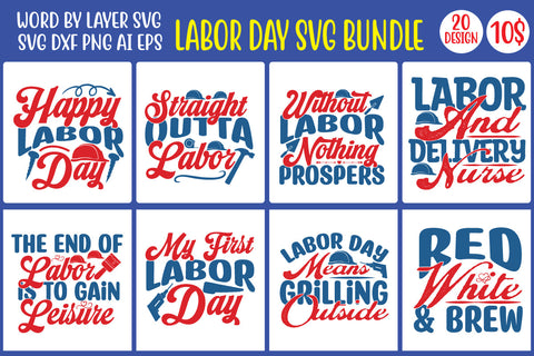 Labor Day SVG Bundle SVG MStudio 