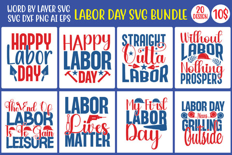 Labor Day SVG Bundle SVG MStudio 