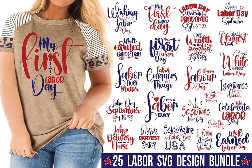 Labor day svg bundle - So Fontsy