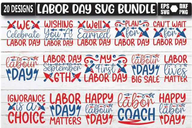Labor Day Svg Bundle SVG Shahin alam 