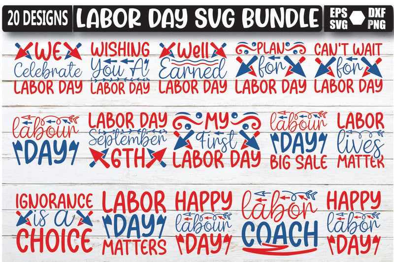 Labor Day Svg Bundle SVG Shahin alam 