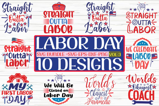 Labor Day SVG Bundle Vol-03 SVG thesvgfactory 