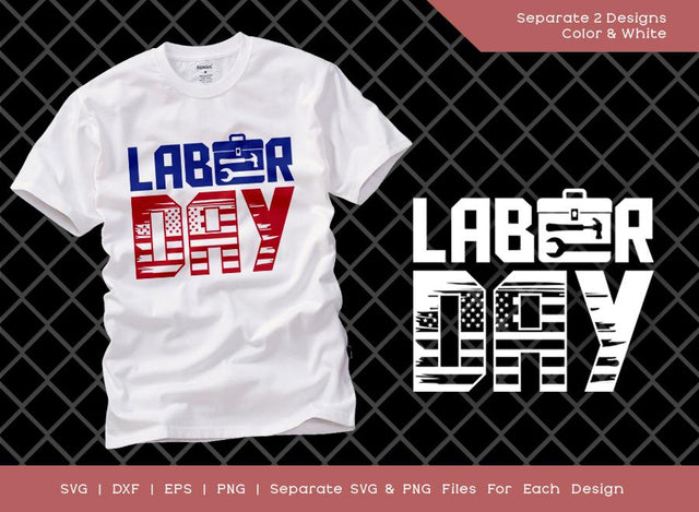 Labor Day SVG Cut File | Workers Day Svg | USA Labor Day Svg | Happy Labor Day Svg | American Holiday T-shirt Design SVG ETC Craft 