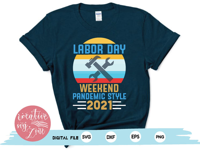 Labor day weekend pandemic style 2021 SVG md faruk hossain 