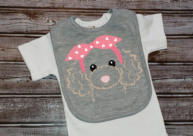 Labradoodle with Bandana SVG So Fontsy Design Shop 