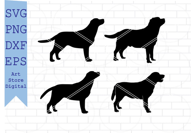 Labrador Retriever SVG, Dog Svg, Labrador Retriever Clipart, Labrador Retriever Silhouette SVG Artstoredigital 