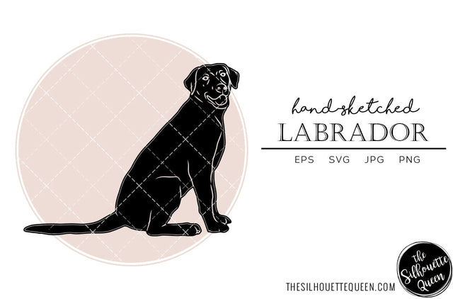 Labrador Sketch SVG Loveleen Kaur 