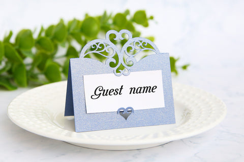 Lace place card template, Wedding place card svg SVG CuttingLineStore 