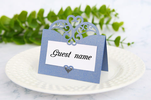 Lace place card template, Wedding place card svg SVG CuttingLineStore 