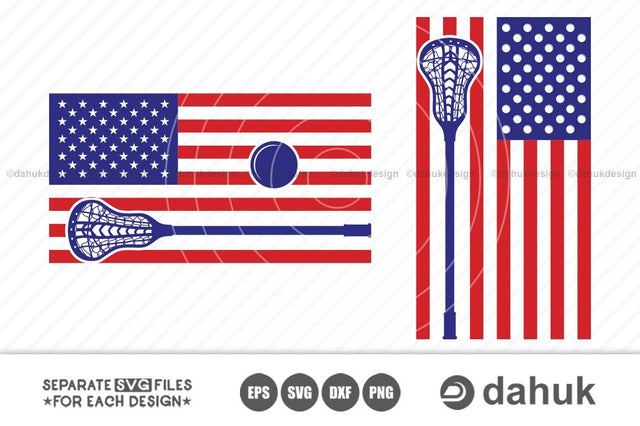 Lacrosse flag svg, Lacrosse flag vector, Lacrosse, Cut file, for silhouette SVG dahukdesign 
