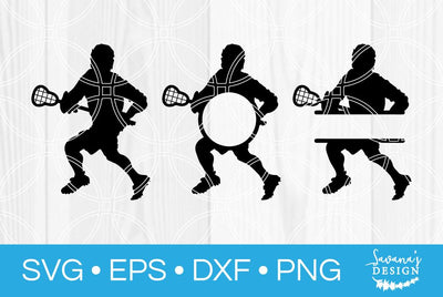 Lacrosse Monogram Bundle SVG SavanasDesign 