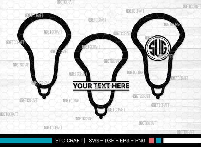 Lacrosse Monogram, Lacrosse Silhouette, Lacrosse SVG, Sports Svg, Lacrosse Stick Svg, Lacrosse Man Svg, SB00444 SVG ETC Craft 