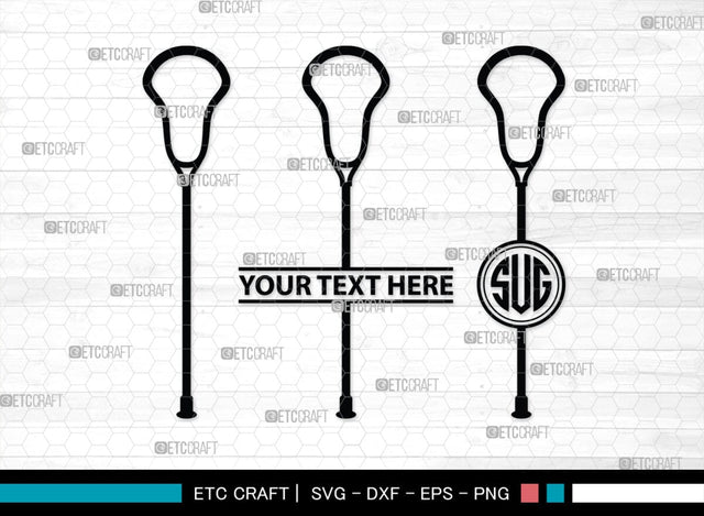 Lacrosse Monogram, Lacrosse Silhouette, Lacrosse SVG, Sports Svg, Lacrosse Stick Svg, Lacrosse Man Svg, SB00444 SVG ETC Craft 