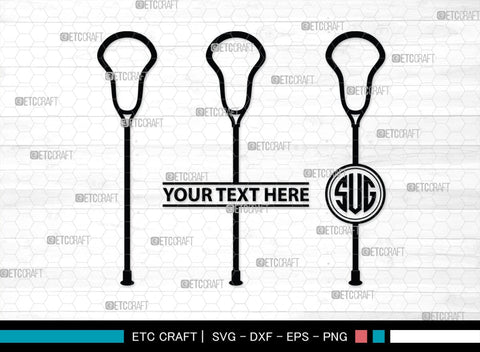 Lacrosse Monogram, Lacrosse Silhouette, Lacrosse SVG, Sports Svg, Lacrosse Stick Svg, Lacrosse Man Svg, SB00444 SVG ETC Craft 