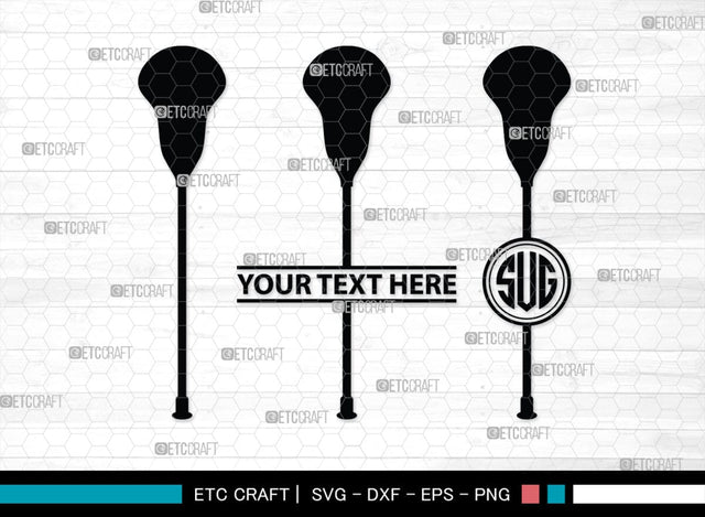 Lacrosse Monogram, Lacrosse Silhouette, Lacrosse SVG, Sports Svg, Lacrosse Stick Svg, Lacrosse Man Svg, SB00444 SVG ETC Craft 