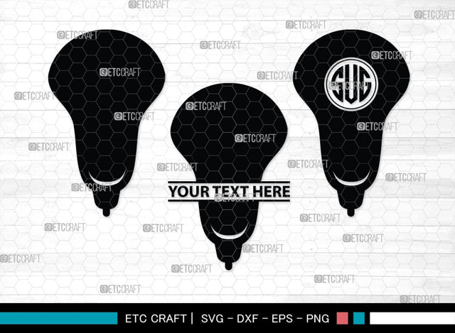 Lacrosse Monogram, Lacrosse Silhouette, Lacrosse SVG, Sports Svg, Lacrosse Stick Svg, Lacrosse Man Svg, SB00444 SVG ETC Craft 