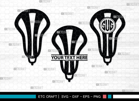 Lacrosse Monogram, Lacrosse Silhouette, Lacrosse SVG, Sports Svg, Lacrosse Stick Svg, Lacrosse Man Svg, SB00444 SVG ETC Craft 