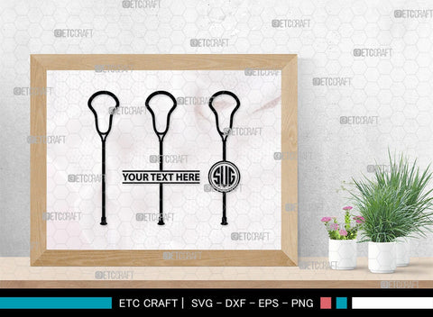 Lacrosse Monogram, Lacrosse Silhouette, Lacrosse SVG, Sports Svg, Lacrosse Stick Svg, Lacrosse Man Svg, SB00444 SVG ETC Craft 