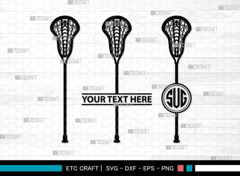 Lacrosse Monogram, Lacrosse Silhouette, Lacrosse SVG, Sports Svg, Lacrosse Stick Svg, Lacrosse Man Svg, SB00444 SVG ETC Craft 