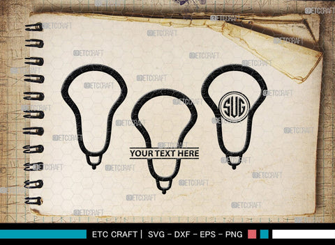 Lacrosse Monogram, Lacrosse Silhouette, Lacrosse SVG, Sports Svg, Lacrosse Stick Svg, Lacrosse Man Svg, SB00444 SVG ETC Craft 