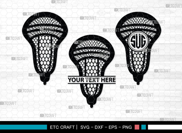 Lacrosse Monogram, Lacrosse Silhouette, Lacrosse SVG, Sports Svg, Lacrosse Stick Svg, Lacrosse Man Svg, SB00444 SVG ETC Craft 