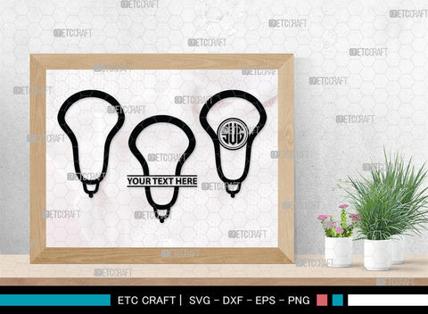 Lacrosse Monogram, Lacrosse Silhouette, Lacrosse SVG, Sports Svg, Lacrosse Stick Svg, Lacrosse Man Svg, SB00444 SVG ETC Craft 
