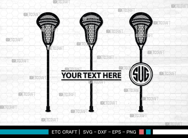 Lacrosse Monogram, Lacrosse Silhouette, Lacrosse SVG, Sports Svg, Lacrosse Stick Svg, Lacrosse Man Svg, SB00444 SVG ETC Craft 