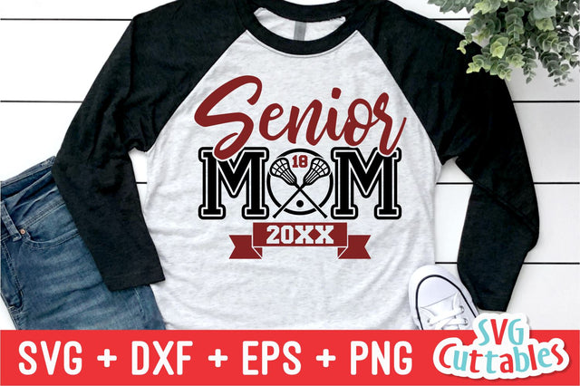 Lacrosse Senior Mom svg - Lacrosse Cut File - svg - eps - dxf - png - Softball Senior Mom svg - Silhouette - Cricut - Digital Download SVG Svg Cuttables 