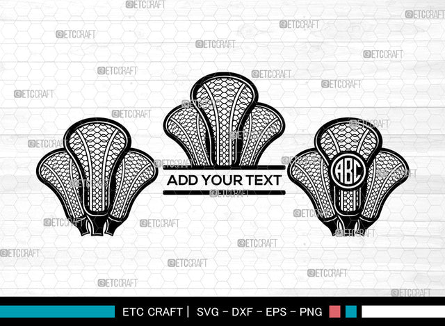 Lacrosse Stick Monogram SVG, Two Split Crossed Lacrosse Sticks And Ball Svg, Lacrosse Svg, Circle Monogram Svg, Lacrosse Stick Svg SVG ETC Craft 