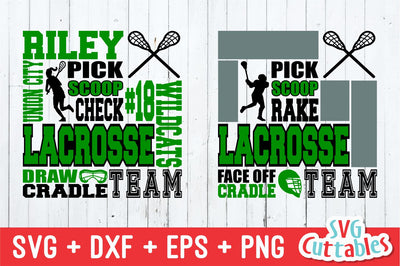 Lacrosse Subway Art SVG Svg Cuttables 