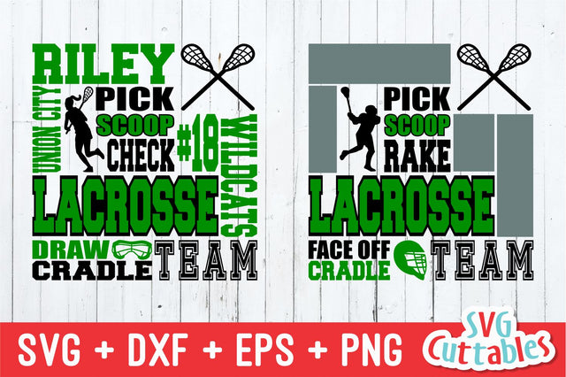 Lacrosse Subway Art SVG Svg Cuttables 
