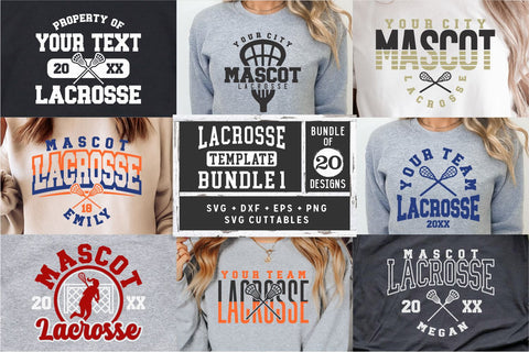 Lacrosse svg Bundle - Lacrosse Cut File - Lacrosse Template Bundle 1 - svg - eps - dxf - Silhouette - Cricut Cut File - Digital File SVG Svg Cuttables 