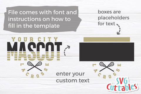 Lacrosse svg - Lacrosse Cut File - Lacrosse Template 0014 - svg - eps - dxf - Silhouette - Cricut Cut File - Fill It In - Digital File SVG Svg Cuttables 