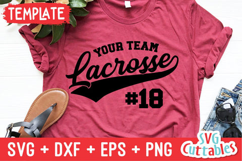 Lacrosse SVG | Lacrosse Template 0010 | Shirt Design SVG Svg Cuttables 