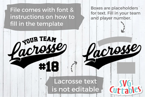 Lacrosse SVG | Lacrosse Template 0010 | Shirt Design SVG Svg Cuttables 